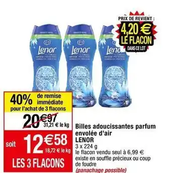 Migros Billes lenor offre