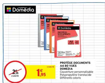 Intermarché Protège Documents A4 80 Vues Domedia offre