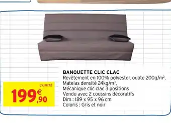 Banquette Clic Clac
