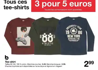 Zeeman Tee-Shirt offre