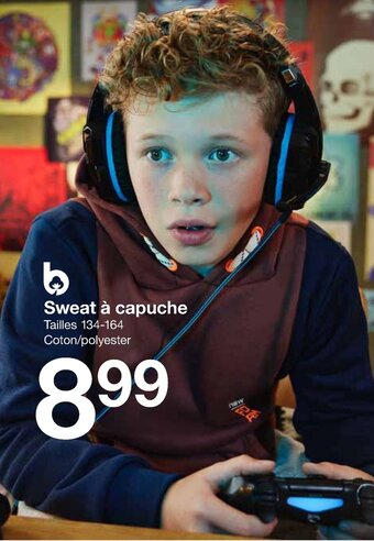 Zeeman Sweat à Capuche offre