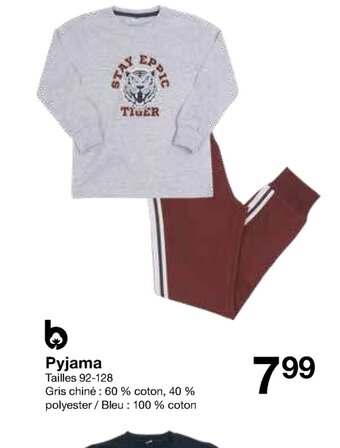Zeeman Pyjama offre