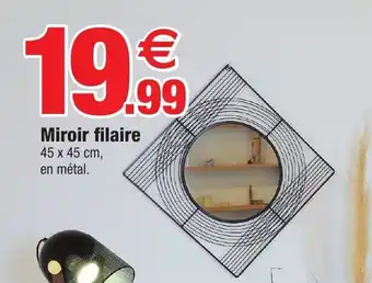 Bazarland Miroir Filaire offre