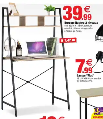 Bazarland Bureau étagère Niveaux offre