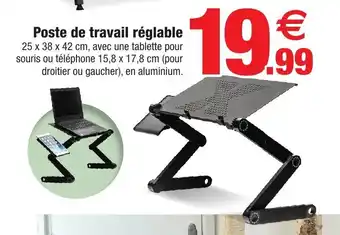 Poste de Travail Réglable