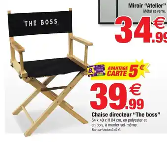 Bazarland Chaise Directeur The Boss offre