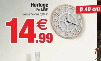 Bazarland Horloge offre