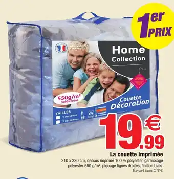 Bazarland La Couette Imprimee offre