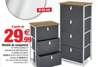 Bazarland Meuble de rangement offre