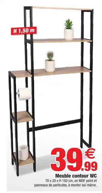 Bazarland Meuble Contour WC offre