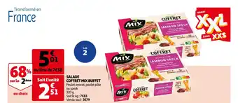 Auchan Supermarché Salade Coffret mix buffet offre