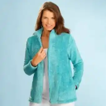 Veste zippée en sherpa