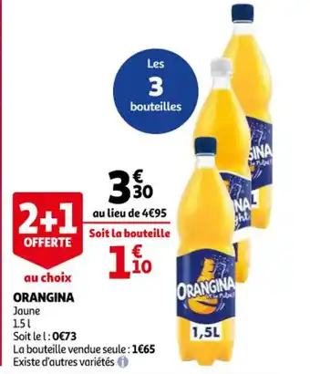 Auchan Supermarché Orangina offre
