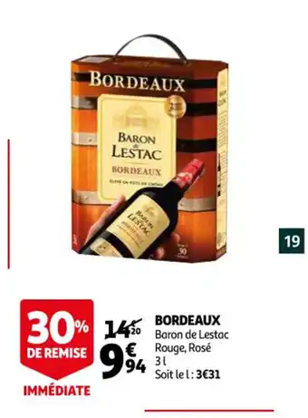 Auchan Supermarché Bordeaux offre