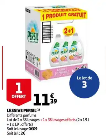 Auchan Supermarché Lessive Persil offre