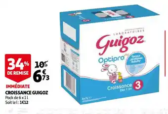 Auchan Supermarché Croissance Guigoz offre