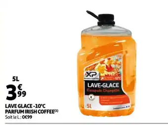 Auchan Supermarché Lave Glace -10 C Parfum Irish Coffee offre