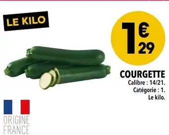 Supeco Courgette offre
