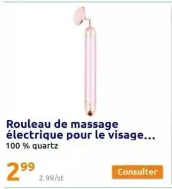 Action Rouleau de massage électrique pour le visage... offre