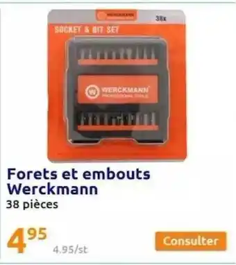 Action Forets et embouts werckmann offre