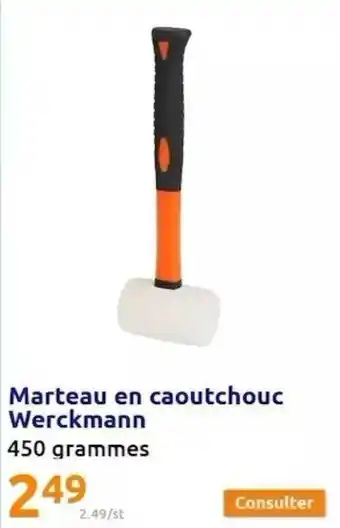 Action Marteau en caoutchouc werckmann offre