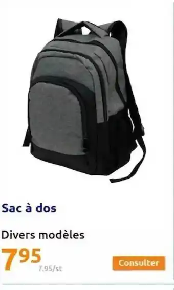 Action Sac à dos offre