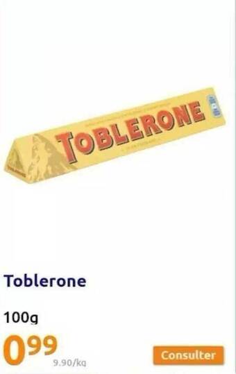 Action Toblerone offre