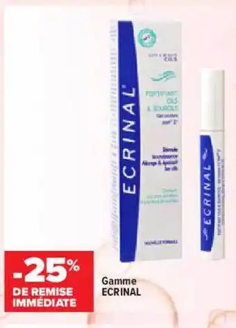 Carrefour maPara parapharmacie Gamme ecrinal offre