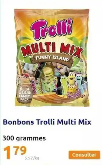 Action Bonbons trolli multi mix offre