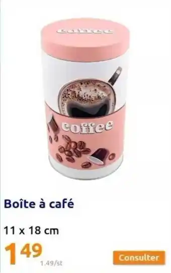 Action Boîte à café offre