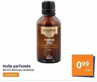 Action Huile parfumée offre