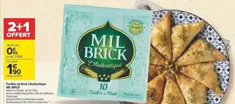 Carrefour Feuilles de brick l'authentique mil brick offre