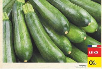 Carrefour Courgette offre