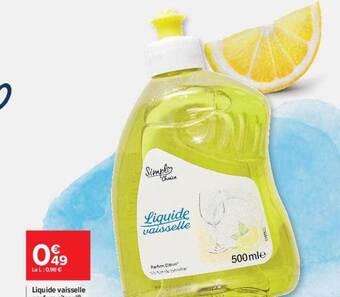 Carrefour Liquide vaisselle simpl offre