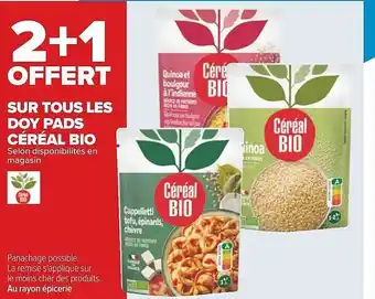 Carrefour Céréal bio offre