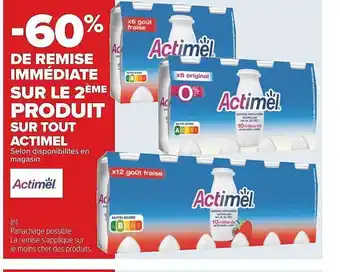 Carrefour Produit actimel offre