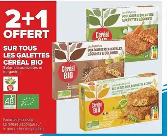 Galettes céréal bio