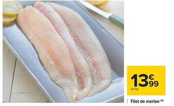 Carrefour Filet de merlan offre