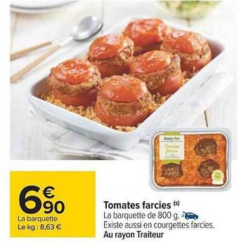 Carrefour Tomates farcies offre