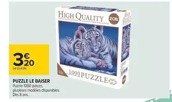 Carrefour Puzzle le baiser offre