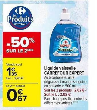 Carrefour Market Liquide vaisselle carrefour expert offre