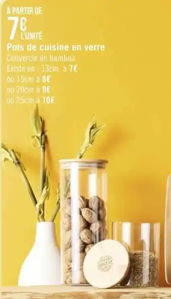 Géant Casino Plots de cuisine en verre offre
