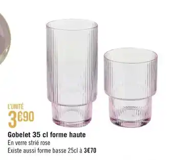 Gobelet 35 cl forme haute