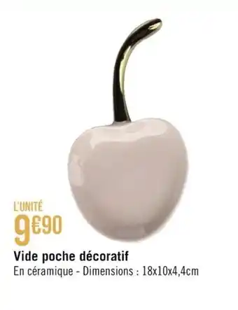 Géant Casino Vide poche décoratif offre