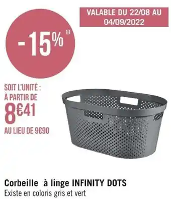 Corbeille à linge INFINITY DOTS