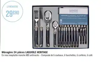 Ménagère 24 pièces LAGUIOLE HERITAGE