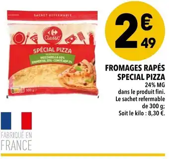 Supeco Fromages rapés special pizza offre