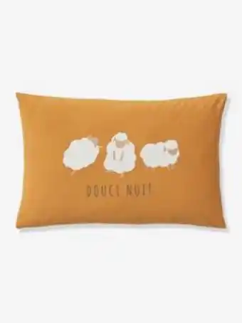 Taie d'oreiller bébé petit mouton oeko-texŸ - miel
