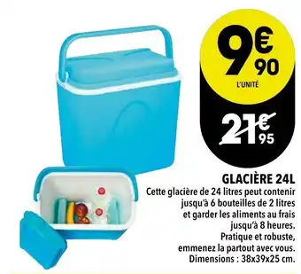 Supeco Glacière 24l offre