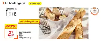 Netto Baguettes blanches netto offre